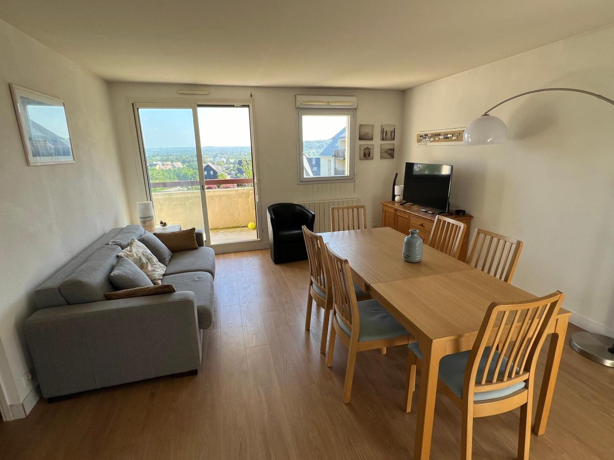 Domaine Du Coteau, Limite Trouville, Beau 3 Pieces Avec Parking Et Balcon Vue Apartment