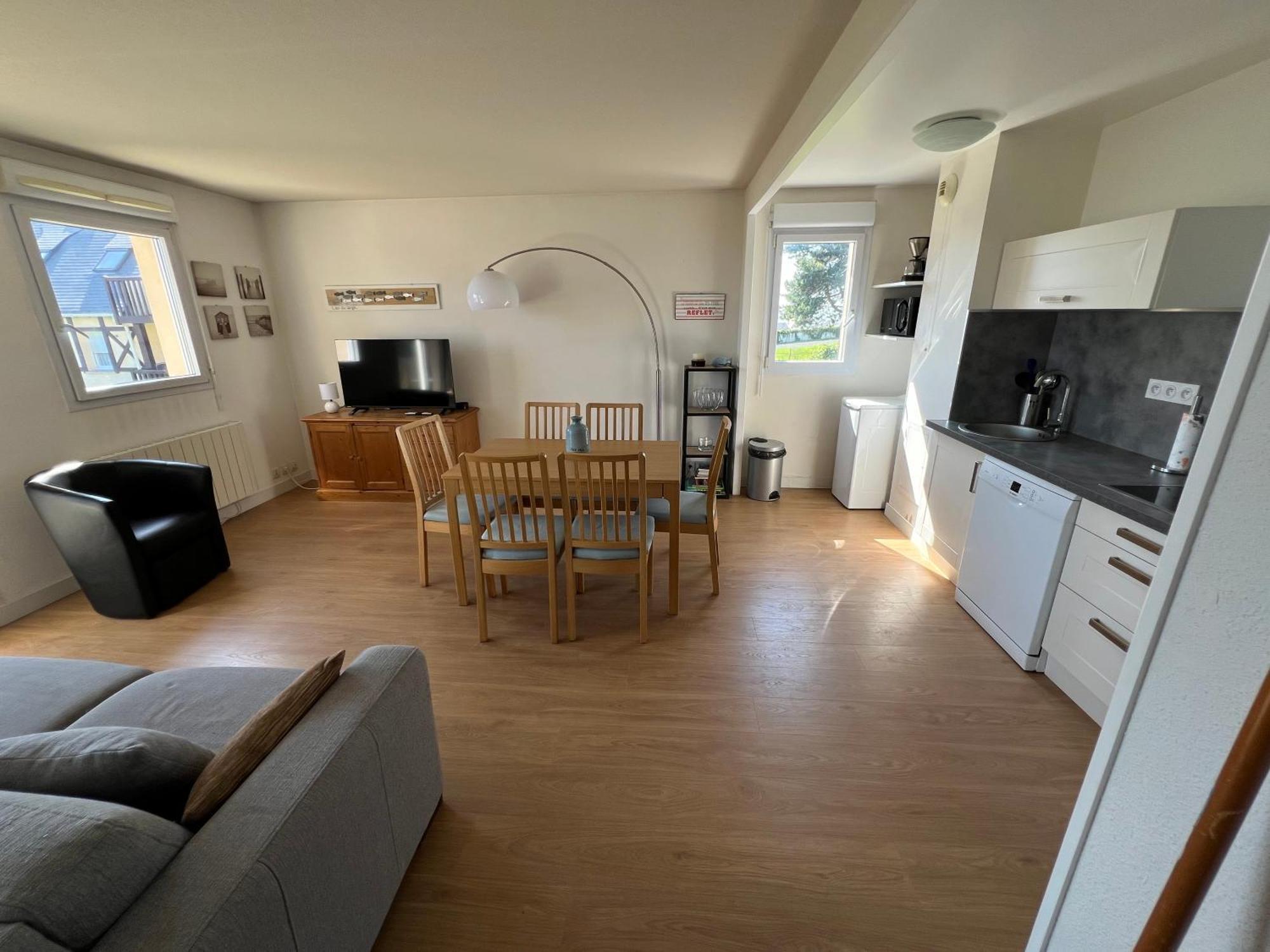 Domaine Du Coteau, Limite Trouville, Beau 3 Pieces Avec Parking Et Balcon Vue Apartment Touques